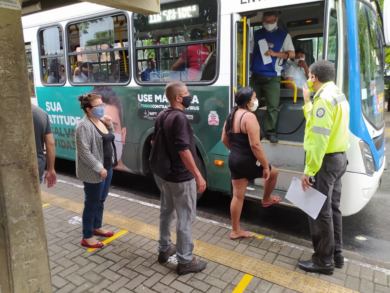 06072020 jp onibus Easy Resize.com - EM JOÃO PESSOA: Ônibus voltam a circular de forma planejada e sem lotação